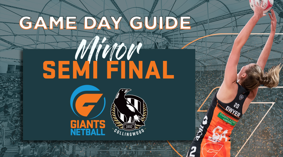 Game Day Guide: Minor Semi Final v Magpies - GIANTS Netball